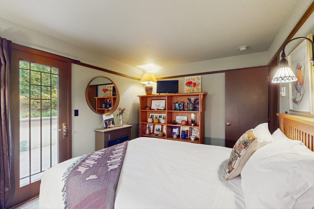 Eclectic bedroom with bold character
